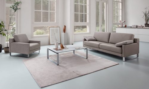 Ein Rolf Benz Ego Sofa in einem Wohnzimmer